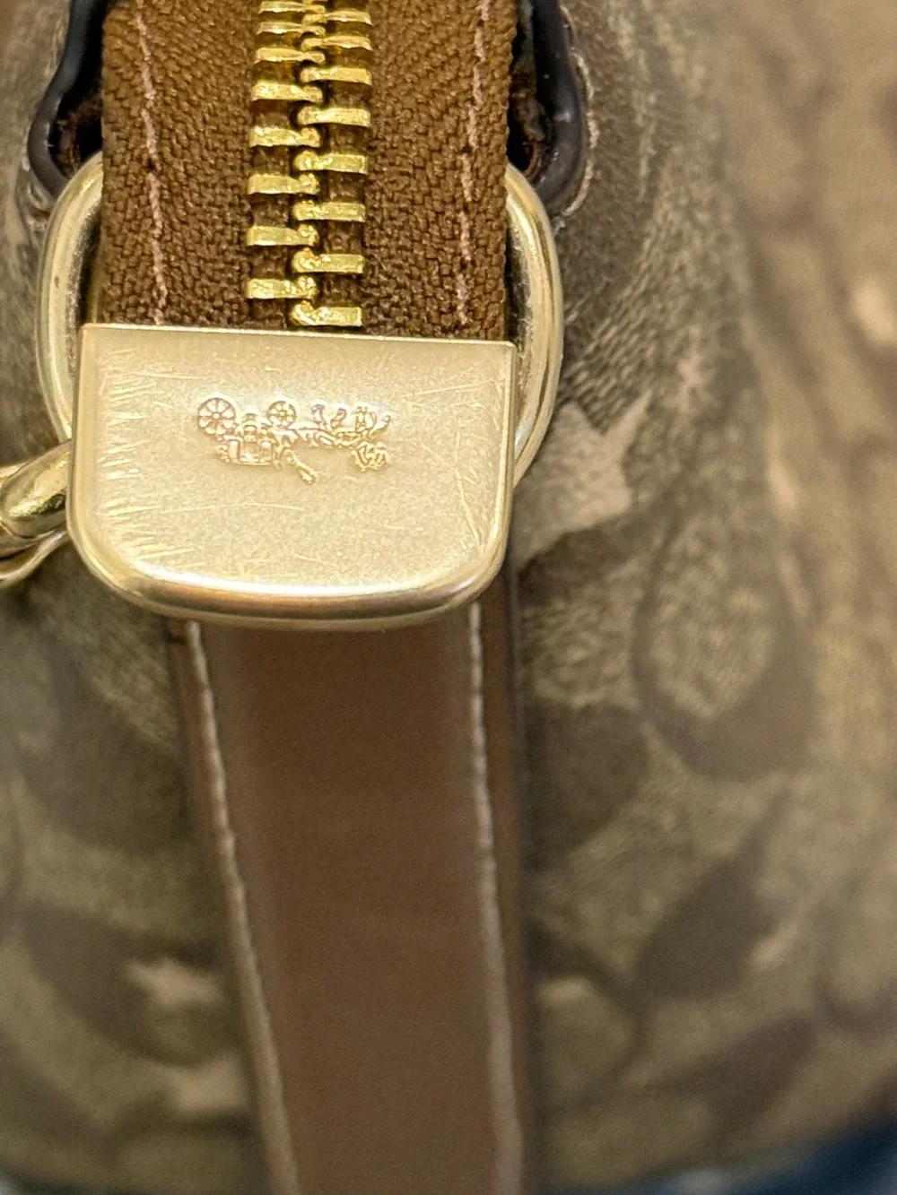 COACH Signature Clara Snowflake Shoulder Bag